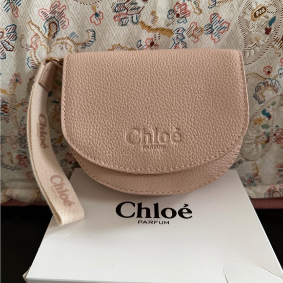 Chloè Parfum Pink Leather Women's clutch bag - Picture 2 of 5